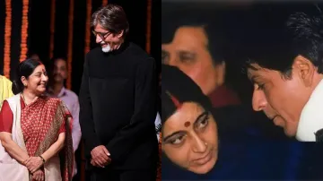 <p>sushma swaraj with bollywood celebrites</p>- India TV Hindi