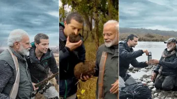 PM Modi in Man vs Wild Show- India TV Hindi