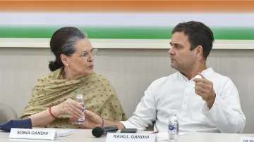 Rahul Gandhi with Sonia Gandhi- India TV Hindi