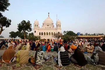 <p>Sikh Pilgrims</p>- India TV Hindi