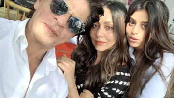 Shah Rukh Khan, Suhana Khan and Gauri Khan- India TV Hindi