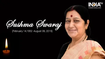 Sushma Swaraj passes away﻿- India TV Hindi