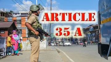 <p>Article 35 A </p>- India TV Hindi