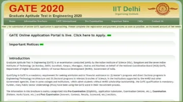 <p>GATE 2020 Registration Ends Tomorrow candidates apply at...- India TV Hindi