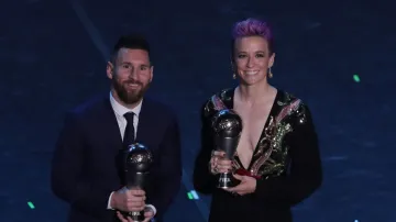 Lionel Messi and Megan Rapinoe- India TV Hindi