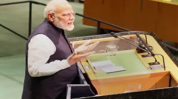 <p>PM Modi at UNGA</p>- India TV Hindi