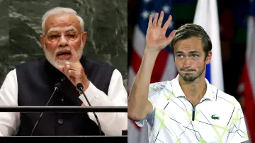 PM Modi and Medvedev- India TV Hindi