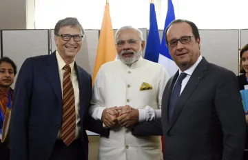 <p>PM Modi with Bill Gates</p>- India TV Hindi
