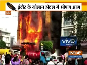Indore Golden Hotel Fire- India TV Hindi