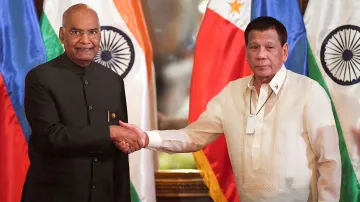 President Ram Nath Kovind with Philippines President Rodrigo Roa Duterte- India TV Hindi