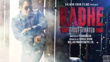 Salman khan shares radhe motion poster- India TV Hindi