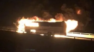 <p>Saudi bus Accident</p>- India TV Hindi