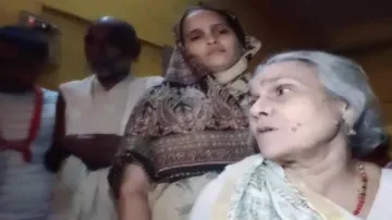 <p>Kamlesh Tiwari's Mother Kusum Tiwari</p>- India TV Hindi