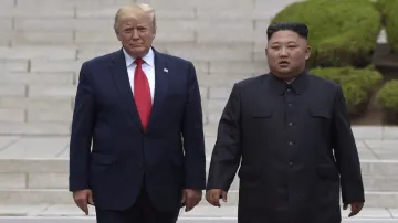 <p>US President Donald Trump and North Korea leader Kim...- India TV Hindi