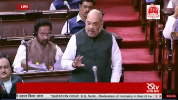 Amit Shah reply in Rajya Sabha on normalcy situation in jammu and kashmir- India TV Hindi
