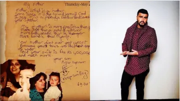 arjun kapoor shares old poem written for mom- India TV Hindi