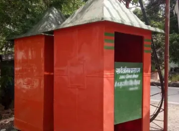 <p>bhagwa toilet (Representational pic)</p>- India TV Hindi