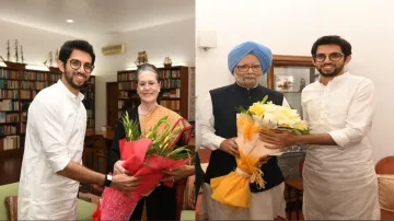 Adtiya Thackeray meet Sonia and Manmohan- India TV Hindi