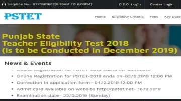 <p>PSTET 2019 Admit Card to be released today</p>- India TV Hindi