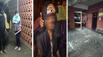 JNU violence attack delhi police mob- India TV Hindi