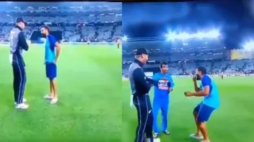 NZ vs IND 2nd T20I : Martin Guptill abuses live TV, Yuzvendra Chahal rohit Sharma- India TV Hindi