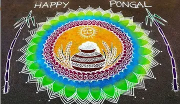 Pongal Rangoli- India TV Hindi