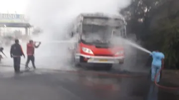 Bus Fire- India TV Hindi
