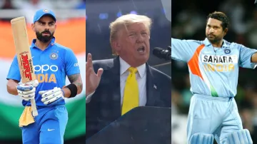 Virat Kohli, Donald Trump and Sachin Tendulkar- India TV Hindi