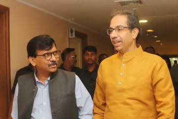 <p>Sanjay Raut and Uddhav Thackeray</p>- India TV Hindi