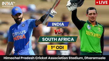 Live Streaming Cricket India vs South Africa 1st ODI dharamshala IND vs SA 1st ODI when and where to- India TV Hindi