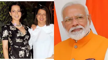 kangana ranaut rangoli and PM Modi- India TV Hindi
