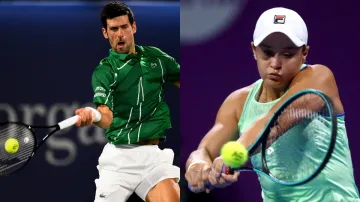 WTA rankings, ATP rankings, Novak Djokovic, Ash Barty - India TV Hindi
