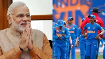 PM Modi and Womens Team India- India TV Hindi