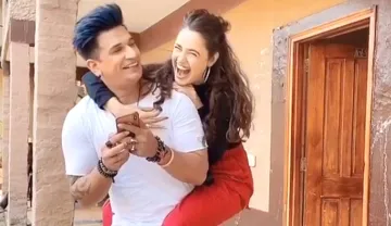 prince narula prank with wife - India TV Hindi