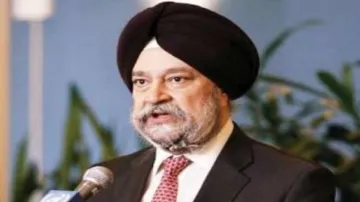 <p>Civil Aviation Minister Hardeep Singh Puri</p>- India TV Paisa