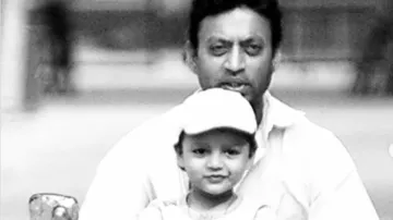Irrfan Khan & son Ayaan Photo- India TV Hindi