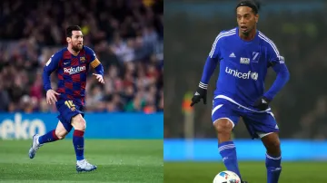 Lionel Messi and Ronaldinho- India TV Hindi