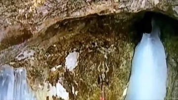 <p>अमरनाथ गुफा की ताजा...- India TV Hindi