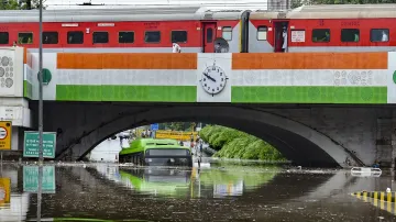 <p>Delhi Rains Minto Bridge</p>- India TV Hindi