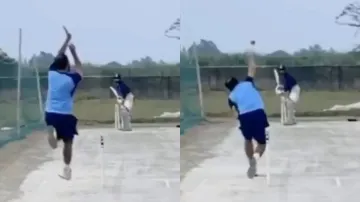 Mohammed Shami returns to net practice, sweats heavily with brother at farmhouse- India TV Hindi