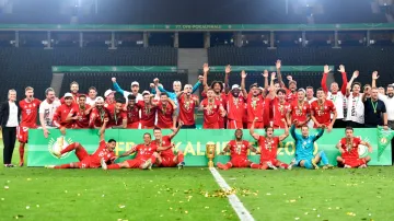Bayern Munich complete the 'double' of the domestic title by winning the German Cup final- India TV Hindi
