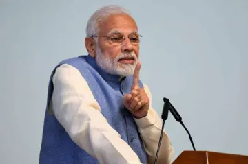 <p>PM Modi in Global India Week</p>- India TV Hindi