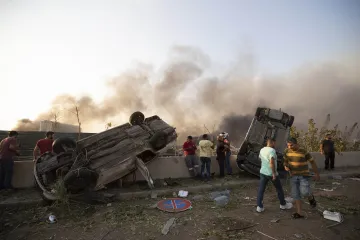 <p>Explosion in beirut capital of lebanon</p>- India TV Hindi
