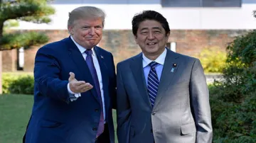 shinzo abe, Donald trump, Japan- India TV Hindi