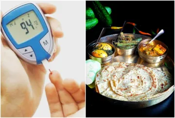 <p>Diabetes Monitor Machine and Food</p>- India TV Hindi