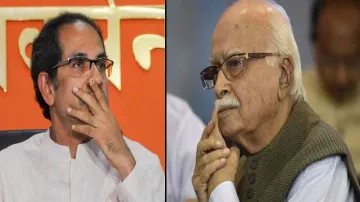 Uddhav Thackeray and Lal Krishna Advani- India TV Hindi