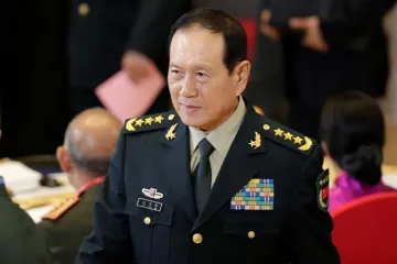 <p>Chinese defense minister Wei Fenghe</p>- India TV Hindi