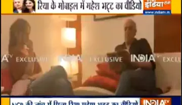 rhea chakraborty mahesh bhatt new video watch - India TV Hindi