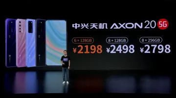 ZTE unveils world's first under-display camera smartphone Axon 20 5G- India TV Paisa