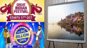 Samsung lifestyle tv specification price discount Amazon Flipkart festival sale- India TV Paisa
